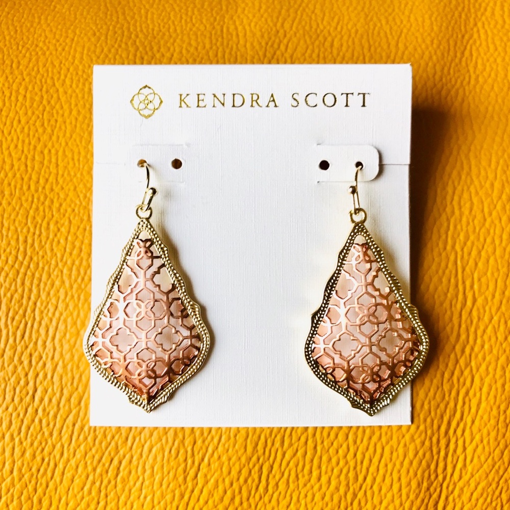 Kendra Scott Addie Gold and rose gold earrings